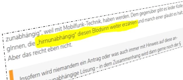 Die Nerven liegen blank – bei mindestens einer KV! Die Nerven liegen blank – bei mindestens einer KV!