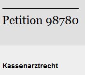 Bundestagspetition jetzt online freigeschaltet! Bundestagspetition jetzt online freigeschaltet!